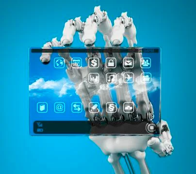 Concept handheld computer Stock Illustration