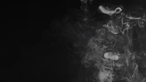 Concept of harm from smoking and vaping. On the left is space for text and .. 動画素材 258770321