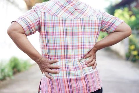 Concept, health problem in elderly. Stock Photos