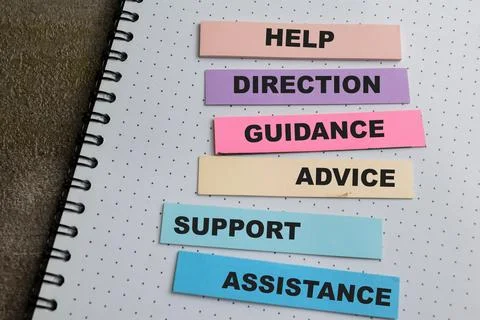 Concept of Help, Direction, Guidance, Advice, Support, Assistance Photos