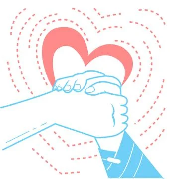 Concept of help Social Stock Illustration