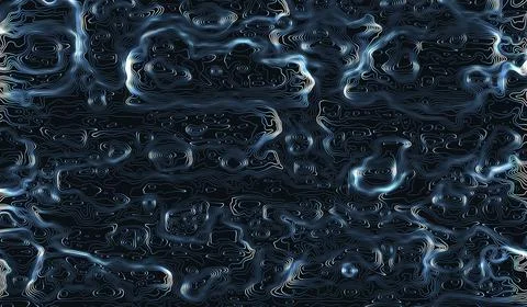 The concept of high technology technology, the energy stripes on a blue backg Stock Illustration