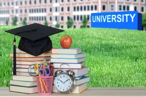 Concept of higher education Stock Photos