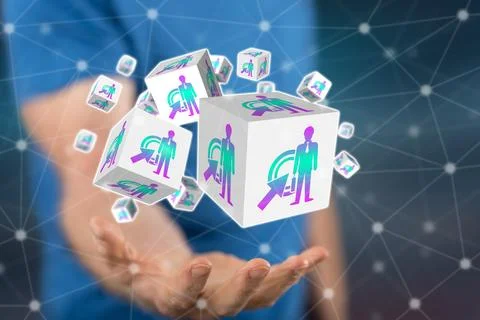 Concept of hiring Stock Photos