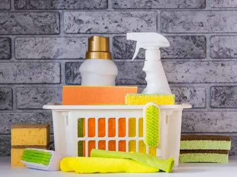 Concept home cleaning Stock Photos