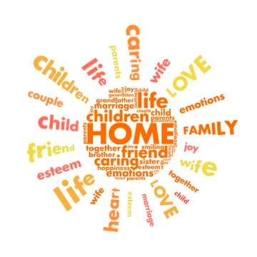 The concept of home Stock Illustration