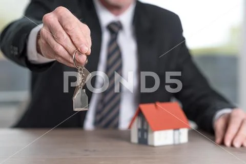 Concept of home ownership Stock Photos