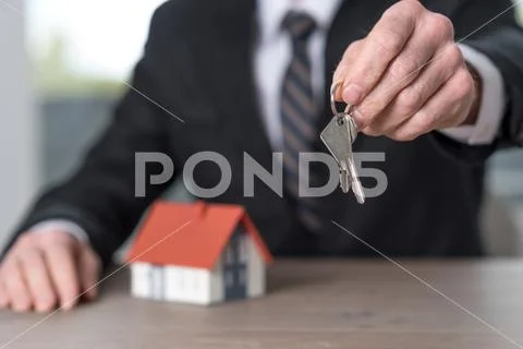 Concept of home ownership Stock Photos