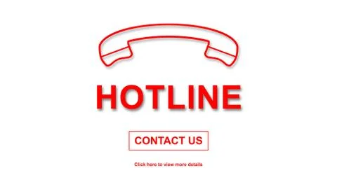 Concept of hotline Stock Illustration