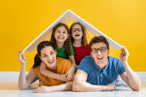 Concept of housing for young family. Stock Photos