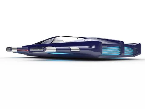 Concept Hover car H3 Car Technology Stock Illustration