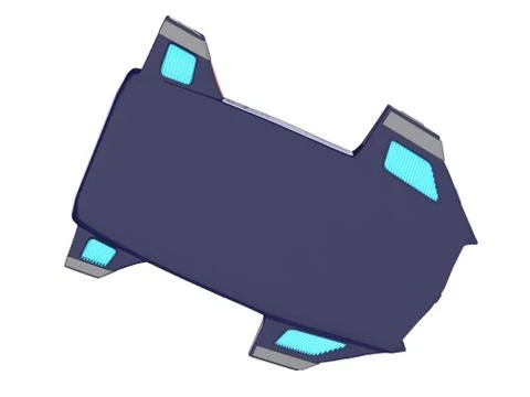 Concept Hover car H3 Car Technology Stock Illustration