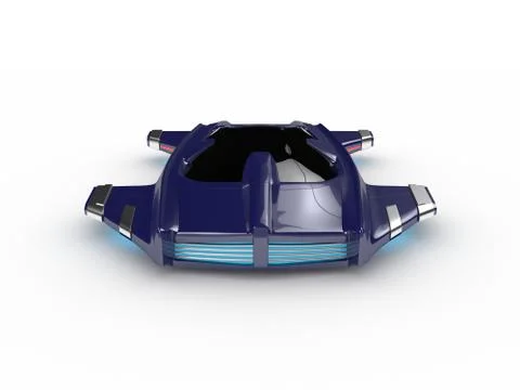 Concept Hover car H3 Car Technology Stock Illustration