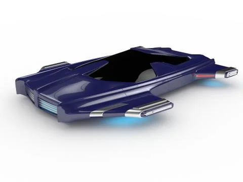Concept Hover car H3 Car Technology Stock Illustration