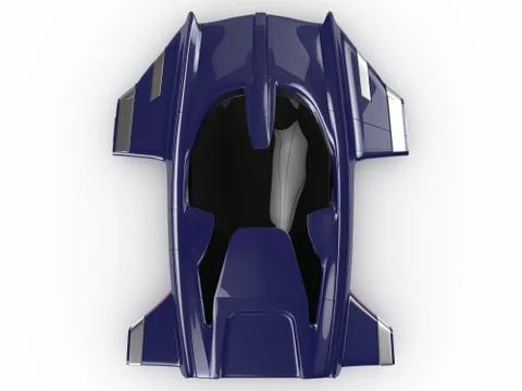 Concept Hover car H3 Car Technology Stock Illustration
