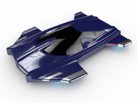 Concept Hover car H3 Car Technology Stock Illustration