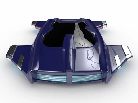 Concept Hover car H3 Car Technology Stock Illustration
