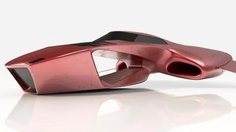 Concept Hover Car Pro Technology future Иллюстрация