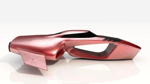 Concept Hover Car Pro Technology future Stock Illustration