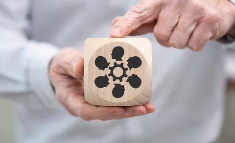 Concept of hrm Stock Photos