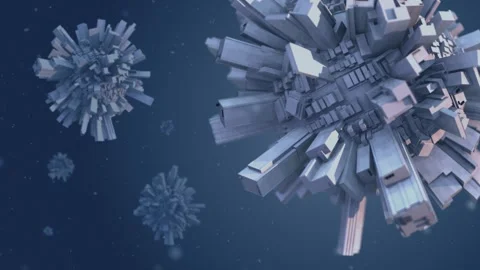 Concept: human activity as terrestrial pathogen Video stock 238781570