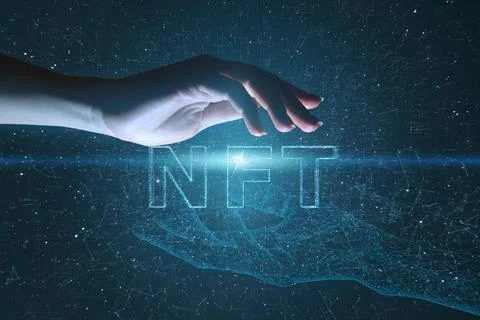 The concept of human interaction with the technologies of the virtual world t Stock Photos