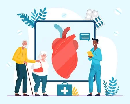 Concept of hypertension Stock Illustration