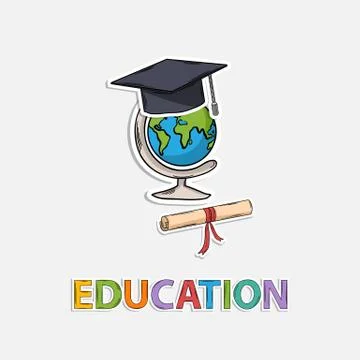 Concept Icon education Stock Illustration