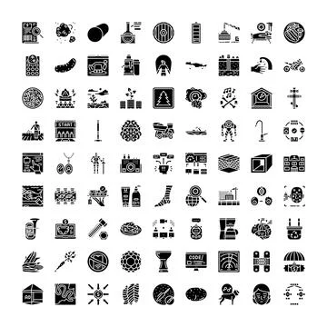 Concept icons set for web and app design Stock Illustration