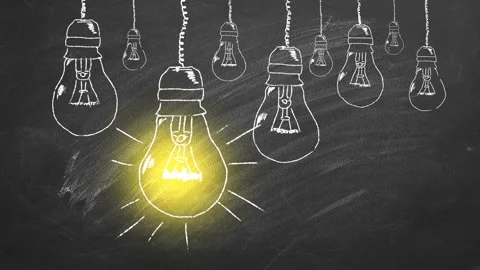 Concept of idea. Animated illustration Vídeos de archivo 193108056