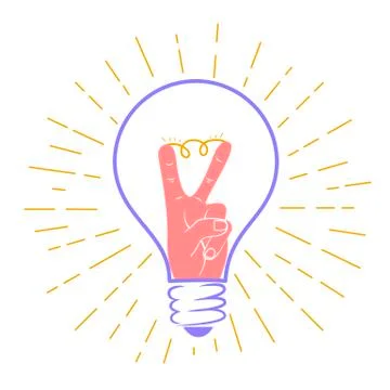 Concept  idea in the form Stock Illustration