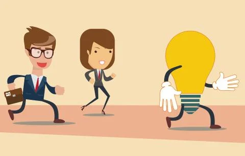 Concept of idea. Stock Illustration