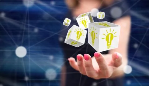 Concept of idea Stock Photos