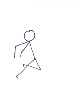 Concept Illustration of a Long Jump Stock Illustration