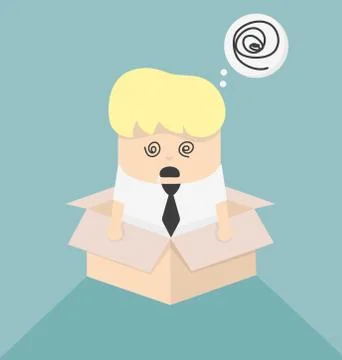 Concept image is confusing Stock Illustration