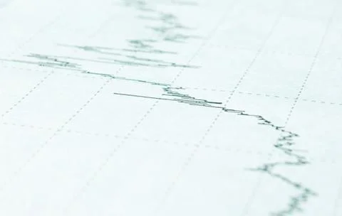 Concept image of data collection and statistical work:the business graph Stock Photos