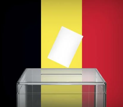 Concept image for elections in Belgium Illustration