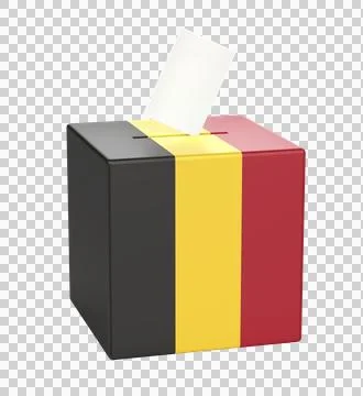 Concept image for elections in Belgium Illustration