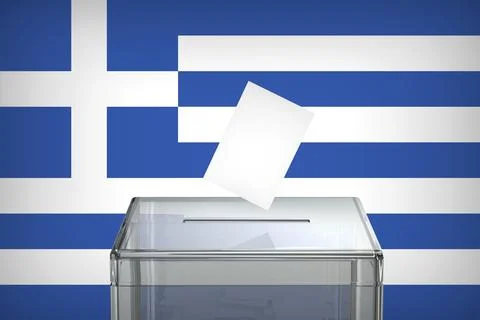 Concept image for elections in Greece Ilustración de archivo