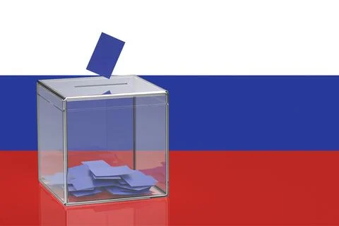 Concept image for elections in Russia Stock-Illustration