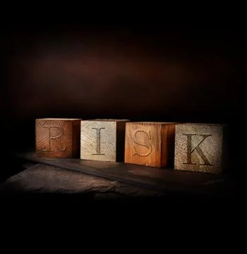 Concept image for RISK Foto stock