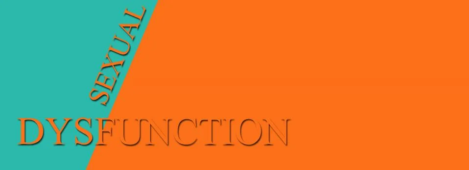 Concept Image of sexual dysfunction Illustrazione stock