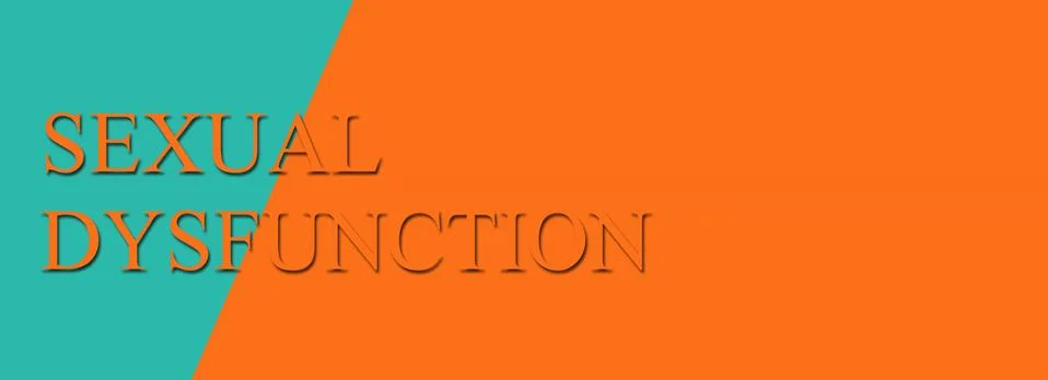 Concept Image of sexual dysfunction Illustrazione stock