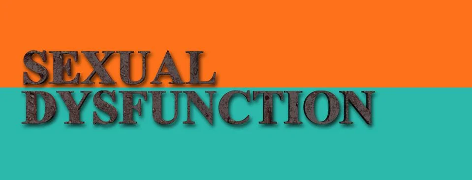 Concept Image of sexual dysfunction Illustrazione stock