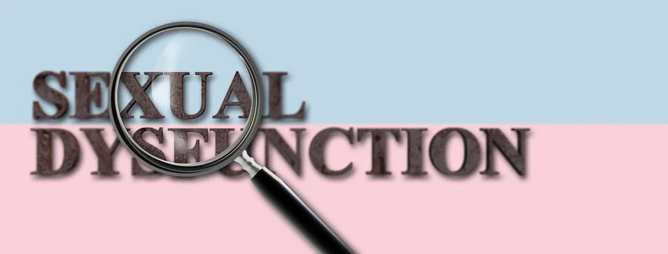 Concept Image of sexual dysfunction Stock Illustration