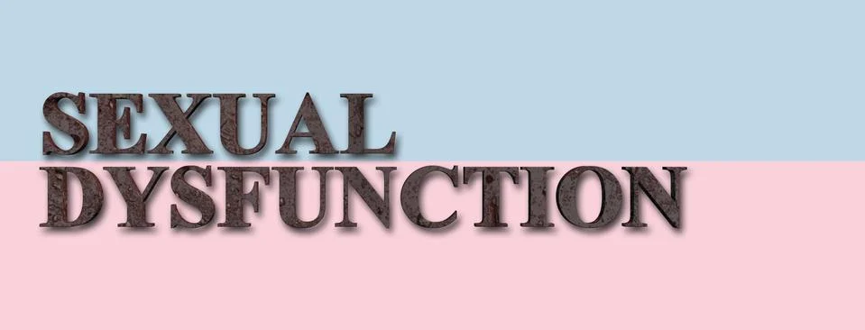 Concept Image of sexual dysfunction Stock Illustration