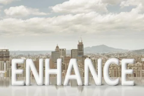 Concept of improve, increase, boost Stock Illustration