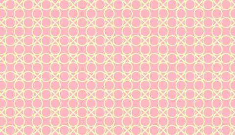 Concept of infinity geometric circle pattern pastel color vector illustration Illustrazione stock