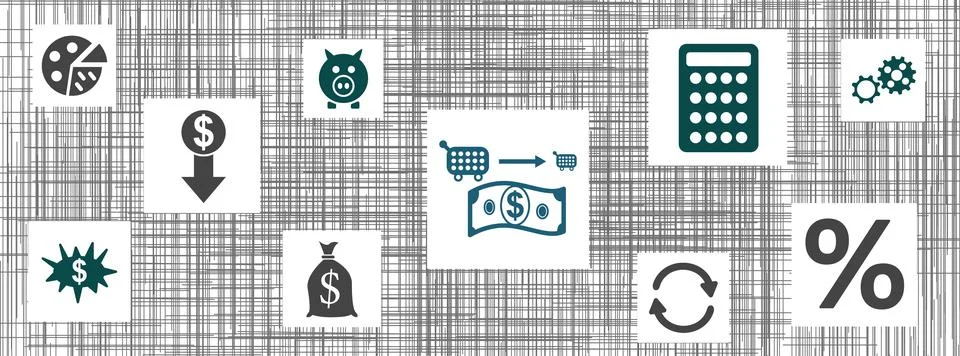 Concept of inflation Stock Illustration