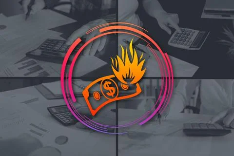 Concept of inflation Stock Photos